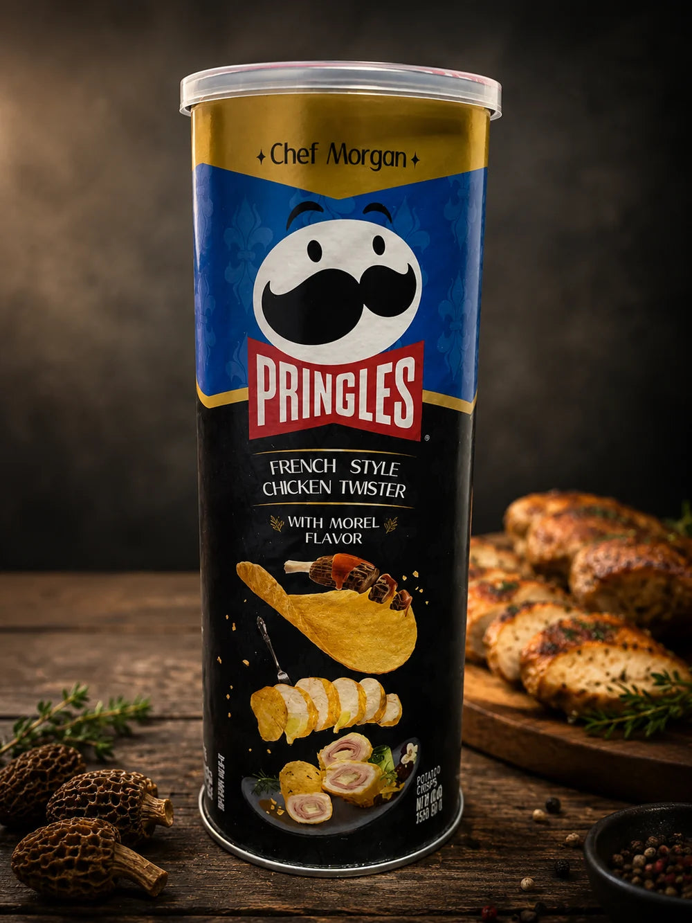 Pringles French Style Chicken Twister with Morel Flavor (80 g) China
