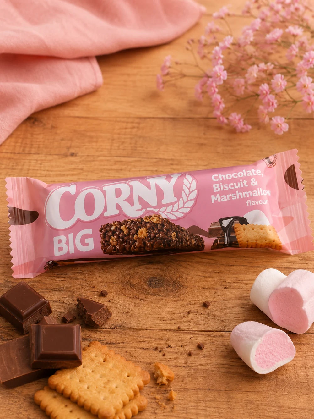 CORNY Chocolate, Biscuit und Marshmallow 40 g Deutschland