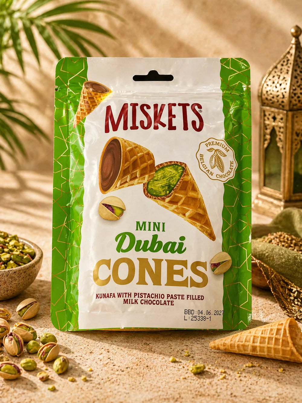 Miskets Mini Dubai Cones 50 g Türkei