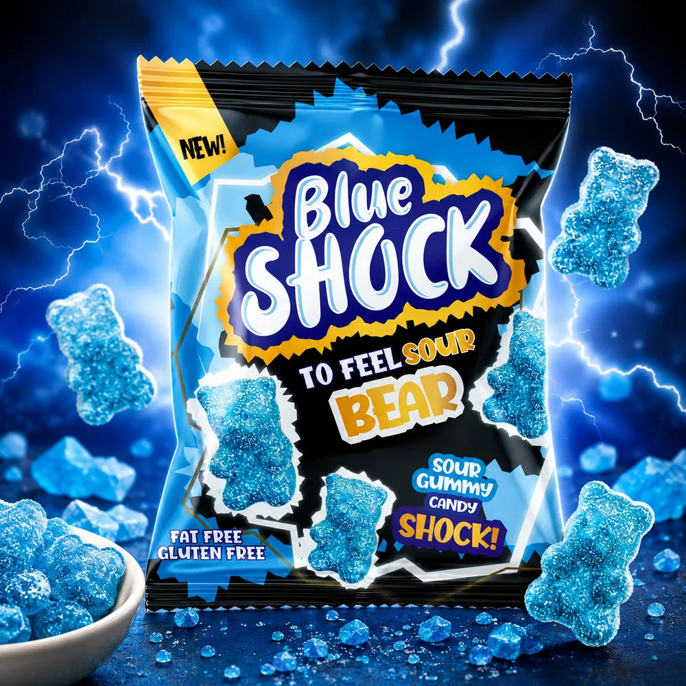 Blue Shock – Sour Bear 80 g Türkei