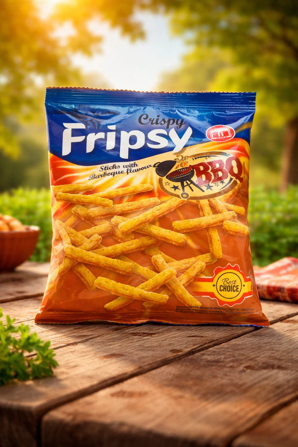 Crispy Fripsy – Sticks mit Barbecue-Geschmack 50 g